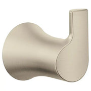Moen Doux Brushed Nickel Single Robe Hook  YB0203BN - Plumbing Market