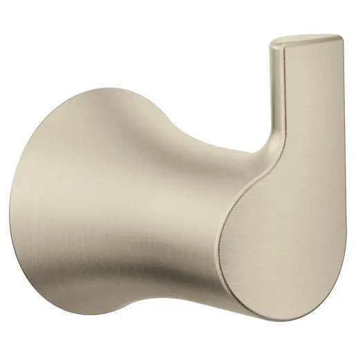 Moen Doux Brushed Nickel Single Robe Hook  YB0203BN - Plumbing Market