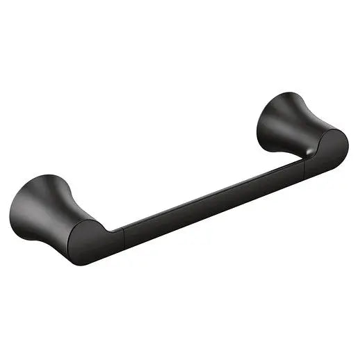 Moen Doux Matte Black Hand Towel Bar  YB0286BL - Plumbing Market