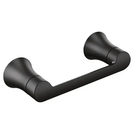 Moen Doux Matte Black Pivoting Toilet Paper Holder  YB0208BL - Plumbing Market