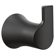 Moen Doux Matte Black Single Robe Hook  YB0203BL - Plumbing Market