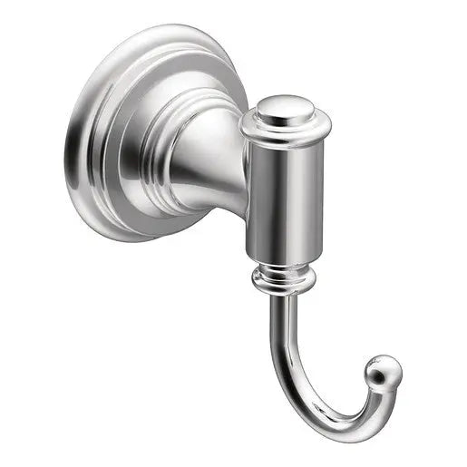 Moen Ellsworth Chrome Single Robe Hook  DN9103CH - Plumbing Market