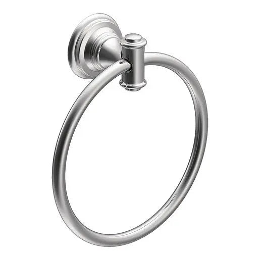 Moen Ellsworth Chrome Towel Ring  DN9186CH - Plumbing Market