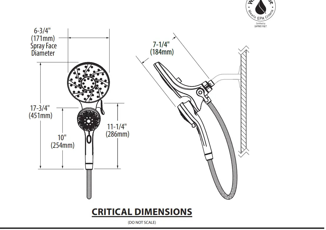 Moen Engage Six-Function Standard With Handheld Shower Chrome - Plumbing Market