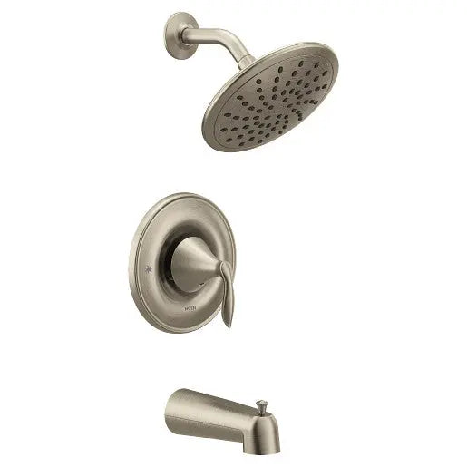 Moen Eva Brushed Nickel Posi-Temp® Eco-Performance Tub/Shower  T2233EPBN - Plumbing Market