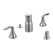 Moen Eva Chrome Two-Handle Bidet Faucet  T5220 - Plumbing Market
