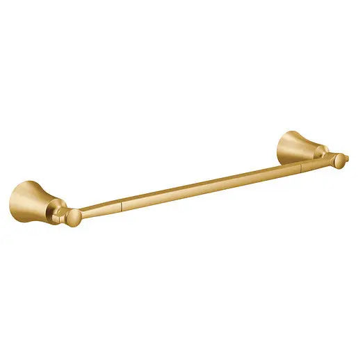 Moen Flara Brushed Gold 18" Towel Bar  YB0318BG - Plumbing Market