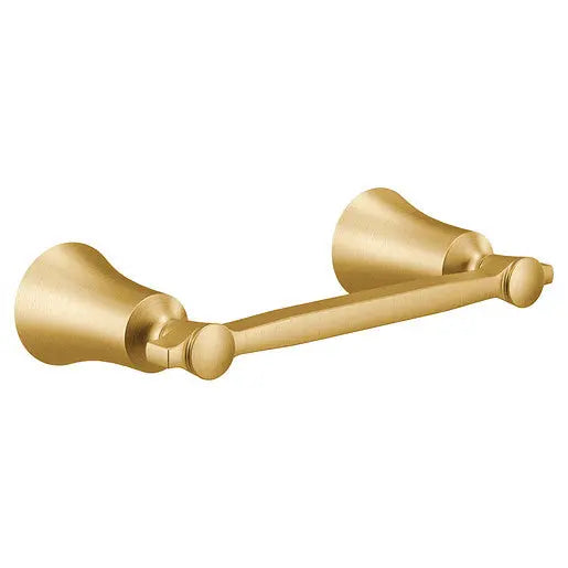 Moen Flara Brushed Gold Pivoting Paper Holder  YB0308BG - Plumbing Market