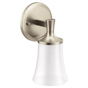 Moen Flara Brushed Nickel One Globe Bath Light  YB0361BN - Plumbing Market