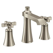 Moen Flara Brushed Nickel Two-Handle High Arc Bathroom Faucet  TS6985BN - Plumbing Market