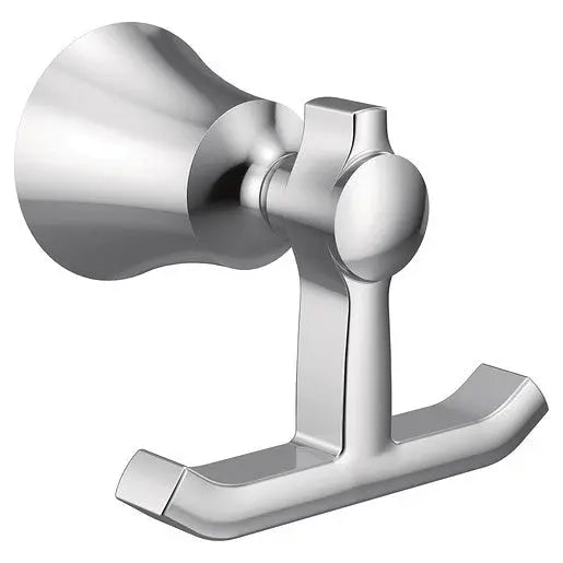 Moen Flara Chrome Double Robe Hook  YB0303CH - Plumbing Market