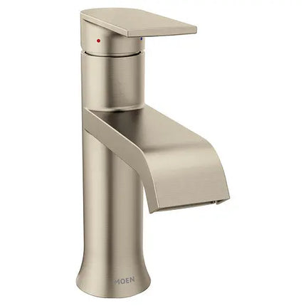 Moen Genta Brushed Nickel One-Handle High Arc Bathroom Faucet  6702BN - Plumbing Market