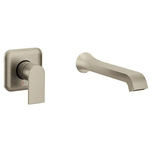 Moen Genta LX Brushed Nickel One-Handle Non Diverter Wallmount Tub Filler  WT901BN - Plumbing Market