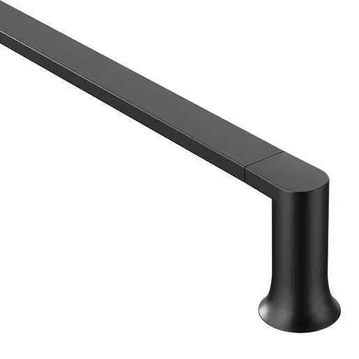 Moen Genta LX Matte Black 18" Towel Bar  BH3818BL - Plumbing Market
