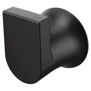 Moen Genta LX Matte Black Single Robe Hook  BH3803BL - Plumbing Market