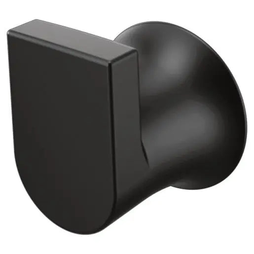 Moen Genta LX Matte Black Single Robe Hook  BH3803BL - Plumbing Market