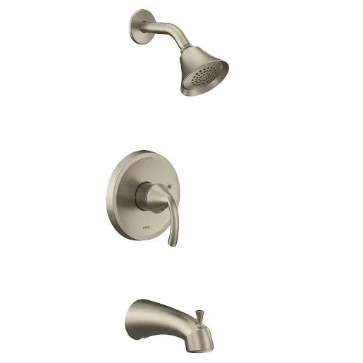 Moen Glyde Brushed Nickel M-CORE 2-Series Tub/Shower  UT2743EPBN - Plumbing Market