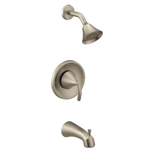 Moen Glyde Brushed Nickel Posi-Temp® Eco-Performance Tub/Shower  T2743EPBN - Plumbing Market