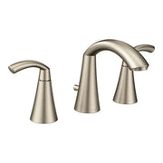 Moen Glyde Brushed Nickel Two-Handle High Arc Bathroom Faucet  T6173BN - Plumbing Market