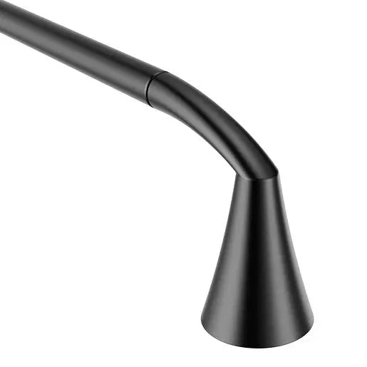 Moen Glyde Matte Black 18" Towel Bar  YB2318BL - Plumbing Market