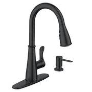 Moen Hadley Matte Black One-Handle Pulldown Kitchen Faucet  87245BL - Plumbing Market