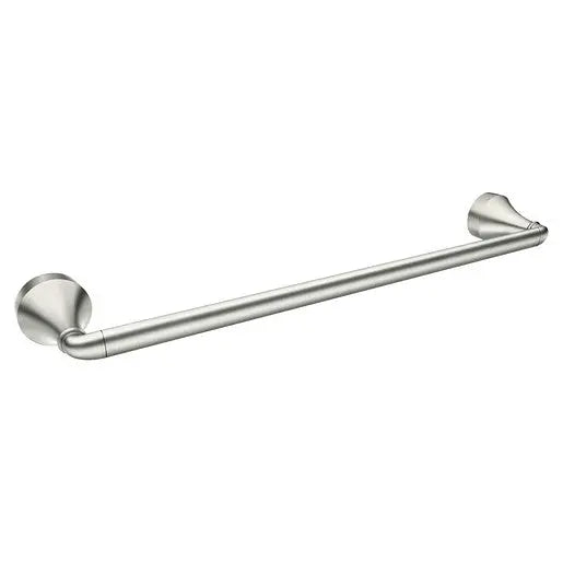 Moen Hamden Spot Resist Brushed Nickel 18" Towel Bar  MY6218BN - Plumbing Market