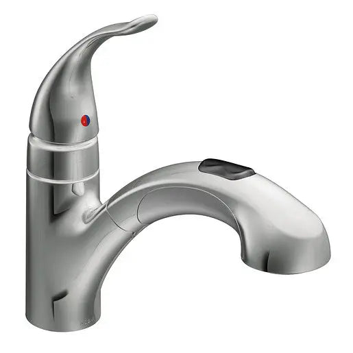 Moen Integra Chrome One-Handle Low Arc Pullout Kitchen Faucet  67315C - Plumbing Market