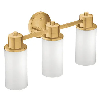 Moen Iso Brushed Gold Bath Light  DN0763BG - Plumbing Market