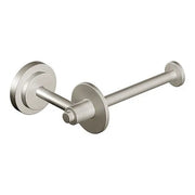 Moen Iso Brushed Nickel Single-Post Toilet Paper Holder  DN0709BN - Plumbing Market