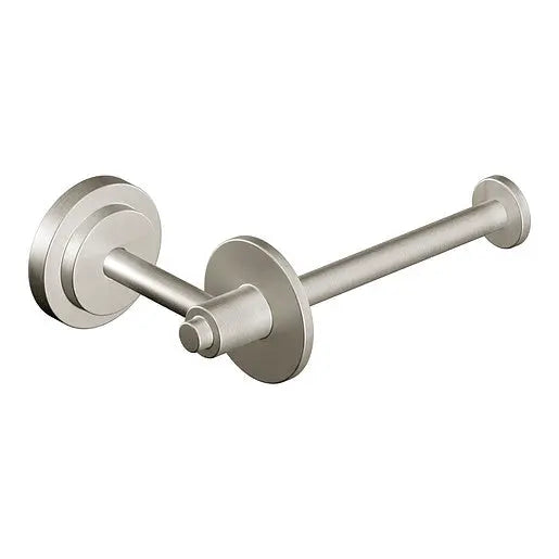 Moen Iso Brushed Nickel Single-Post Toilet Paper Holder  DN0709BN - Plumbing Market
