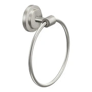 Moen Iso Brushed Nickel Towel Ring  DN0786BN - Plumbing Market