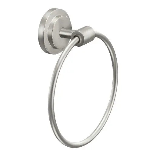Moen Iso Brushed Nickel Towel Ring  DN0786BN - Plumbing Market