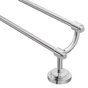Moen Iso Chrome 24" Double Towel Bar  DN0722CH - Plumbing Market