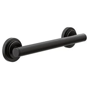 Moen Iso Matte Black 12" Designer Grab Bar  YG0712BL - Plumbing Market