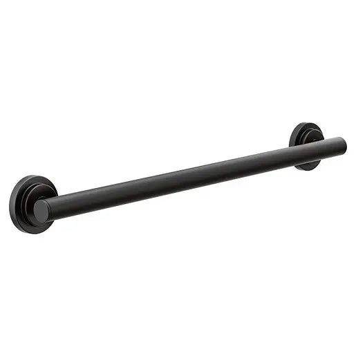 Moen Iso Matte Black 24" Designer Grab Bar  YG0724BL - Plumbing Market