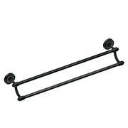 Moen Iso Matte Black Double Towel Bar  DN0722BL - Plumbing Market
