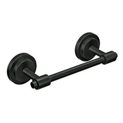 Moen Iso Matte Black Pivoting Paper Holder  DN0708BL - Plumbing Market