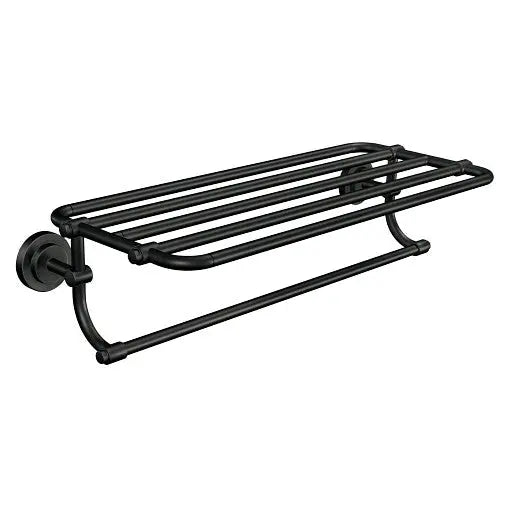 Moen Iso Matte Black Towel Shelf  DN0794BL - Plumbing Market