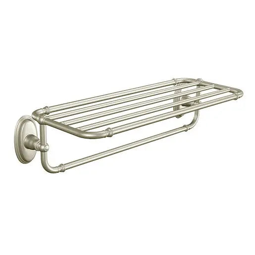 Moen Kingsley Brushed Nickel Towel Shelf  YB5494BN - Plumbing Market