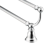 Moen Kingsley Chrome 24" Double Towel Bar  YB5422CH - Plumbing Market