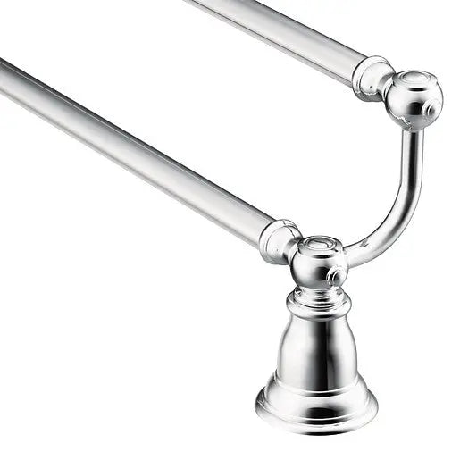 Moen Kingsley Chrome 24" Double Towel Bar  YB5422CH - Plumbing Market