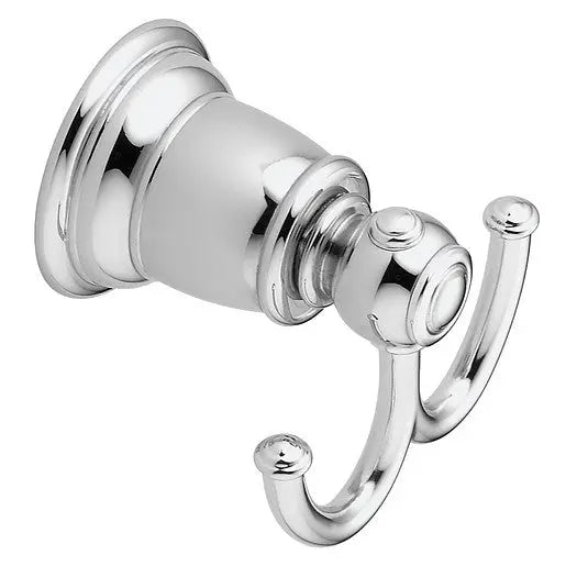 Moen Kingsley Chrome Double Robe Hook  YB5403CH - Plumbing Market