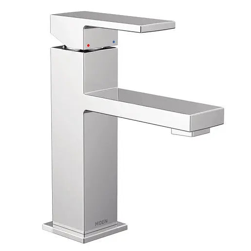 Moen Kyvos Chrome One-Handle Low Arc Bathroom Faucet  6781 - Plumbing Market