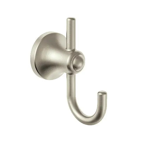 Moen Laia Brushed Nickel Double Robe Hook  BH5303BN - Plumbing Market