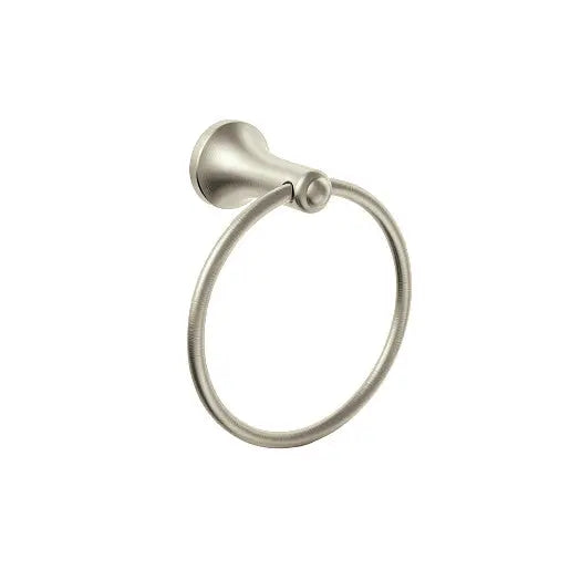 Moen Laia Brushed Nickel Towel Ring  BH5386BN - Plumbing Market