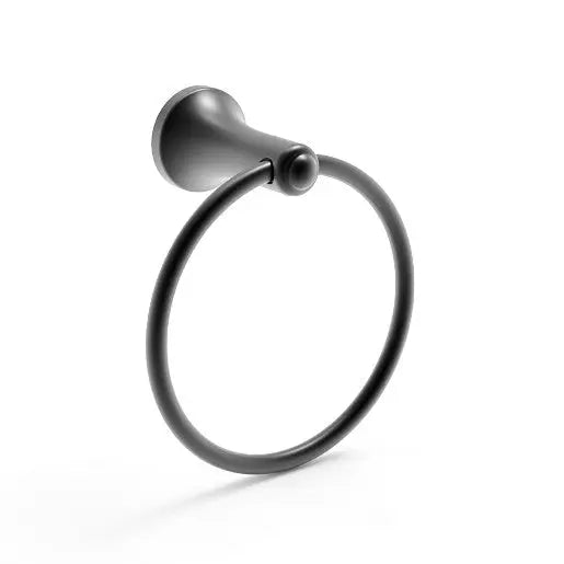 Moen Laia Matte Black Towel Bar/Towel Ring  BH5386BL - Plumbing Market