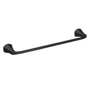 Moen Lindor Matte Black 18" Towel Bar  MY8718BL - Plumbing Market