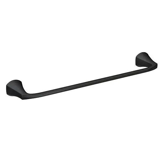 Moen Lindor Matte Black 18" Towel Bar  MY8718BL - Plumbing Market