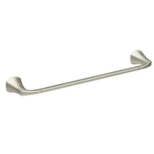 Moen Lindor Spot Resist Brushed Nickel 24" Towel Bar  MY8724BN - Plumbing Market