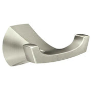 Moen Lindor Spot Resist Brushed Nickel Double Robe Hook  MY8703BN - Plumbing Market